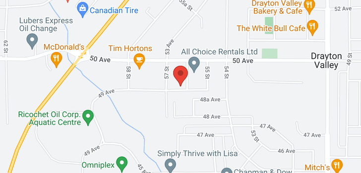 map of 4904 56 ST